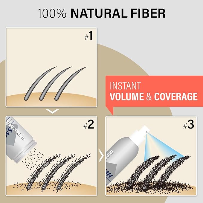 Super Million Hair Fibers #7 Wheat Blond